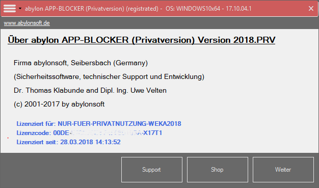 Über Dialog