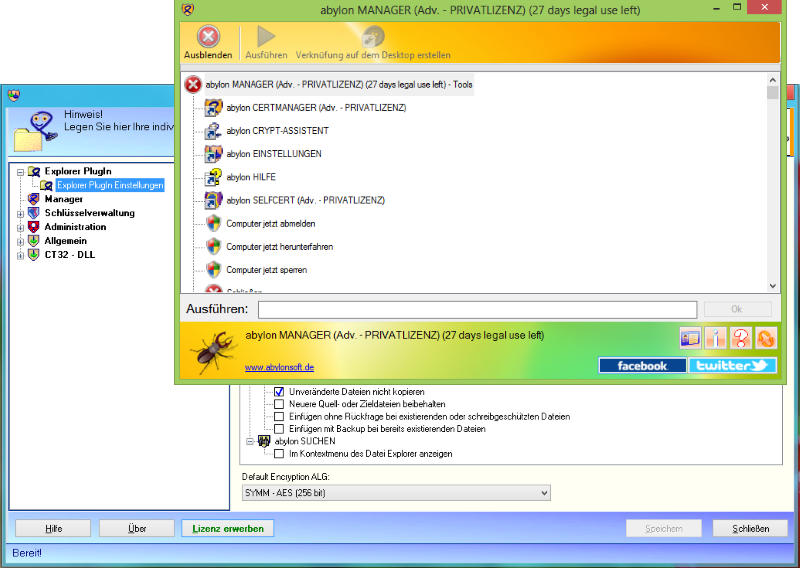 Screenshots from abylon BASIC