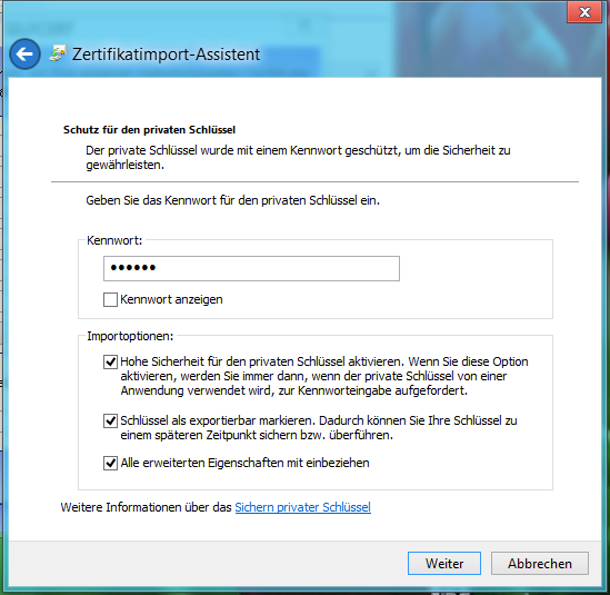 Windows7-Version10 38 Zertifikatsimport-Importoptionen.PNG