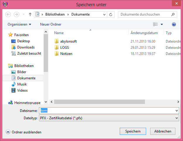 Windows8-Version11 16 Zertifikat speichern.PNG