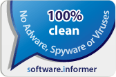 100% Clean-Award von Software-Informer