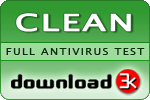 Full antivirus Test: Download3K Clean Award